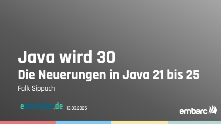 Teaser-Bild für pdf: Java wird 30: Die Neuerungen in Java 21 bis 25