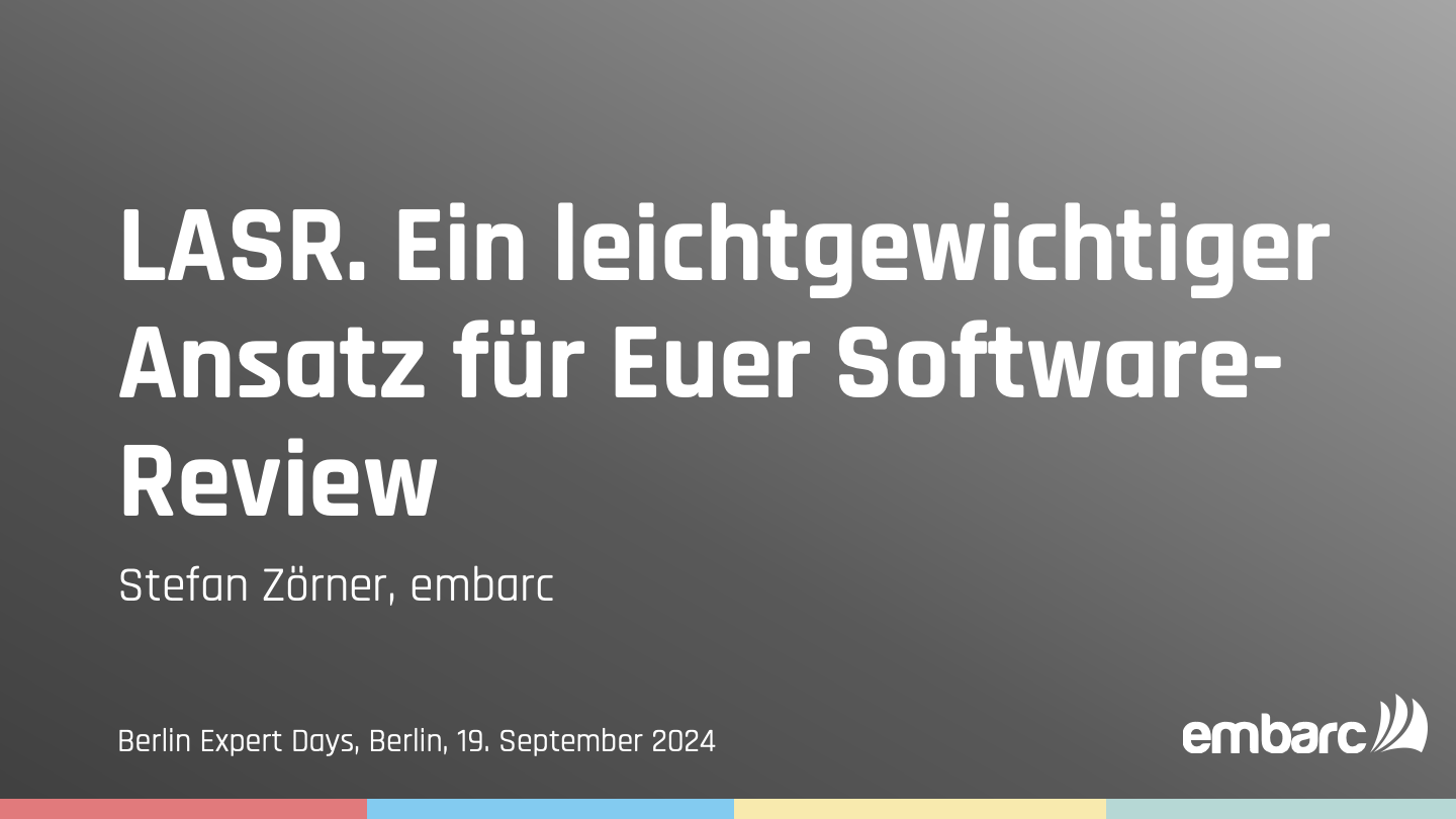 Leichtgewichtige und fokussierte Software-Reviews